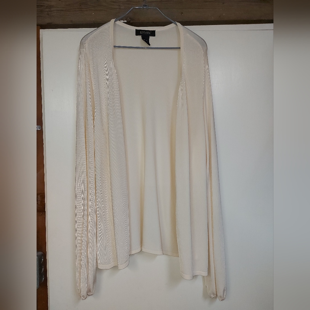 Lane Bryant Off White Cardigan size 14/16